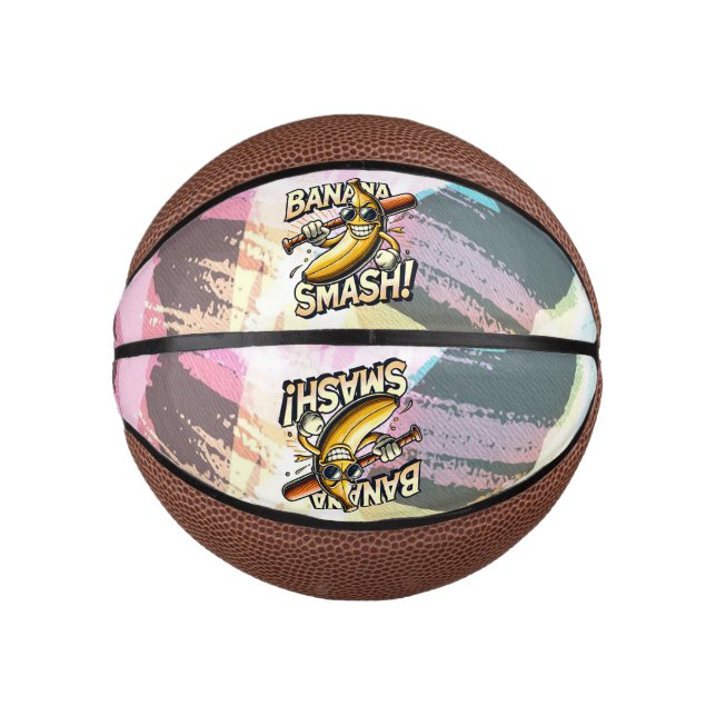 Banana Power-Up Mini Basketball (Front)