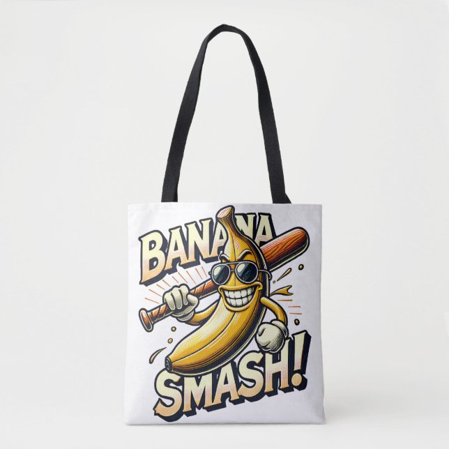 Banana Power-Up Tote Bag (Front)