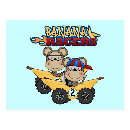 Banana Racers Tshirts and Gifts Postcard