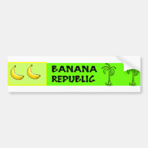 Banana Republic Bumper Sticker