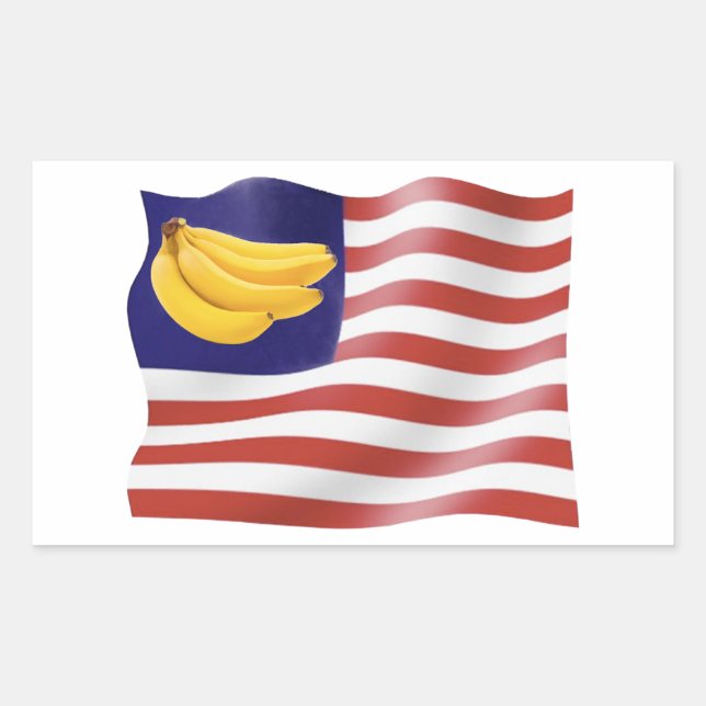 Banana Republic Rectangular Sticker (Front)