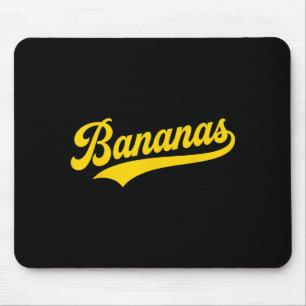 Banana Retro Humour Bananas Classic Men Women Kids Mouse Mat