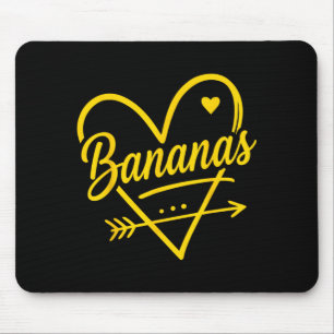 Banana Retro Humour Bananas Clic Men Women Kids 1 Mouse Mat