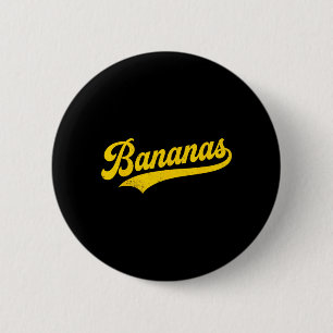 Banana Retro Humour Bananas Clic Men Women Kids 6 Cm Round Badge
