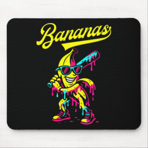 Banana Retro Throwback Popular Fruit Baseball Bana Mouse Mat