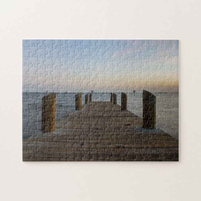 Banana River Dock Jigsaw Puzzle (Horizontal)
