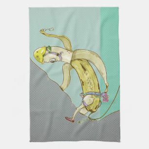 Banana Rock Climbing Tea Towel