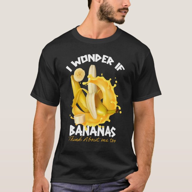 Banana Saying Apparel Bananas  Pun T-Shirt (Front)