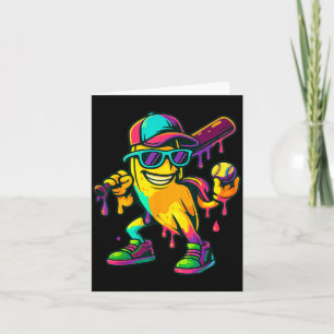Banana Shirt Funny Banana Drip Graphic Kids Boys G Card
