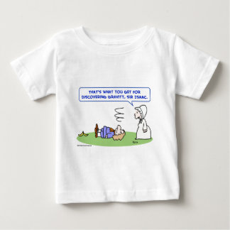 banana sir isaac newton gravity discovering baby T-Shirt
