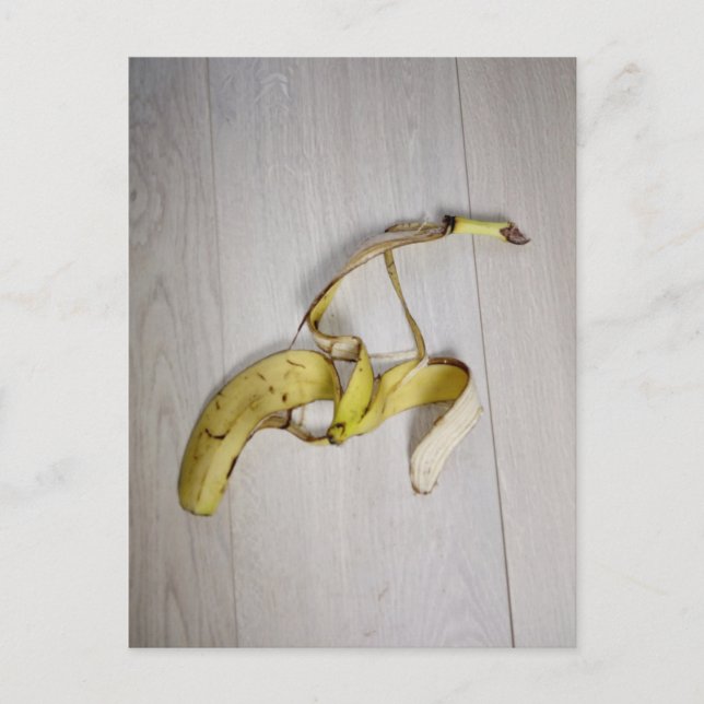 Banana skin postcard (Front)