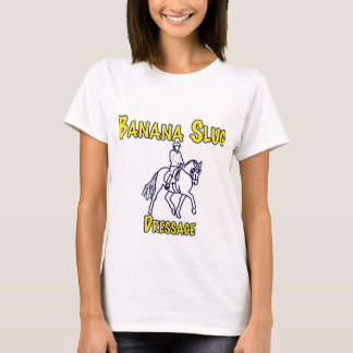 Banana Slug Dressage-white T-Shirt