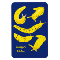Banana Slugs Yellow and Royal Blue Personalised
