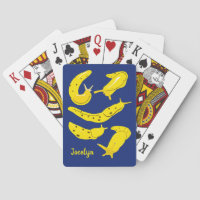 Banana Slugs Yellow and Royal Blue Personalised