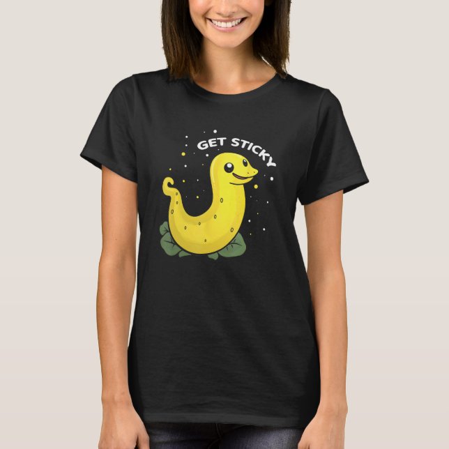 Banana Snail Collecting Quote for Snail Catcher 7 T-Shirt (Front)
