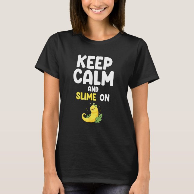 Banana Snail Quote for Snail Catcher and Snail Cat T-Shirt (Front)