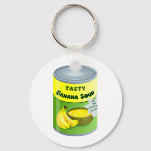Banana Soup Key Ring