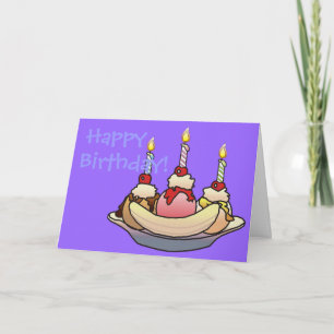 BANANA SPLIT BIRTHDAY by SHARON SHARPE Card