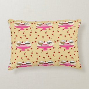 Banana Split Print Decorative Cushion
