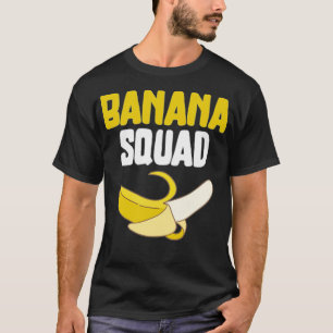 Banana Squad Funny Banana Lovers Vegan Food Funny  T-Shirt