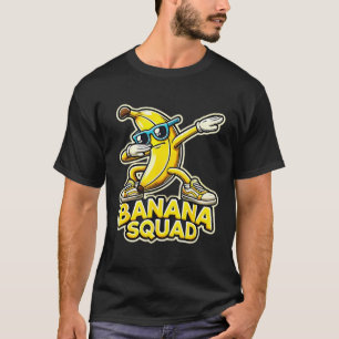 Banana Squad Funny Dabbing Banana Food & Dab Funky T-Shirt