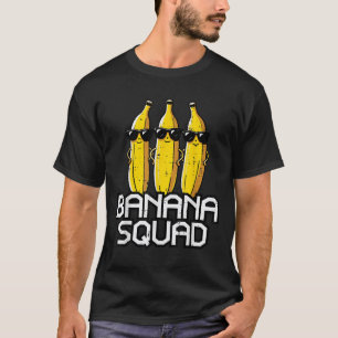 Banana Squad Funny Fruit Team Crew Matching Women T-Shirt