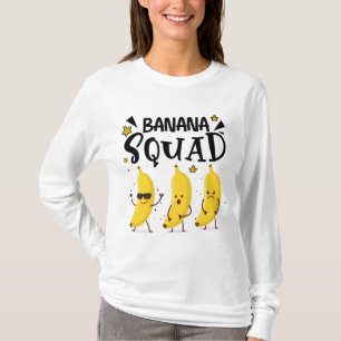 Banana Squad Summer Funny Banana Fruit Lovers T-Shirt