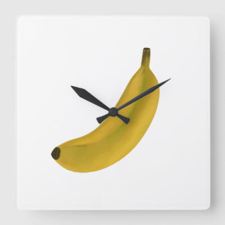 Banana Square Wall Clock