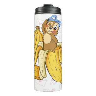 banana squirrel thermal tumbler