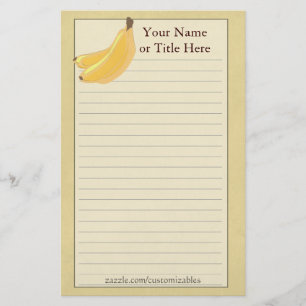 Banana Stationery