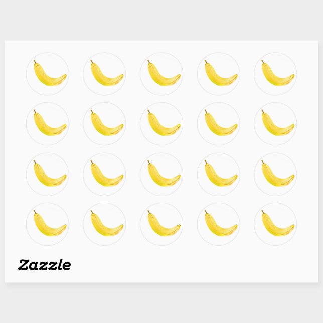 Banana Stickers (Sheet)
