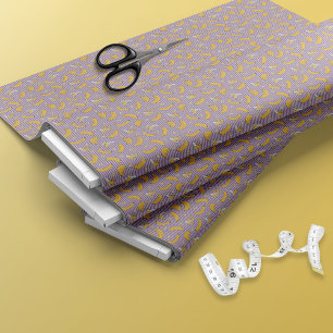 Banana Stripe Vector Pattern Purple Fabric