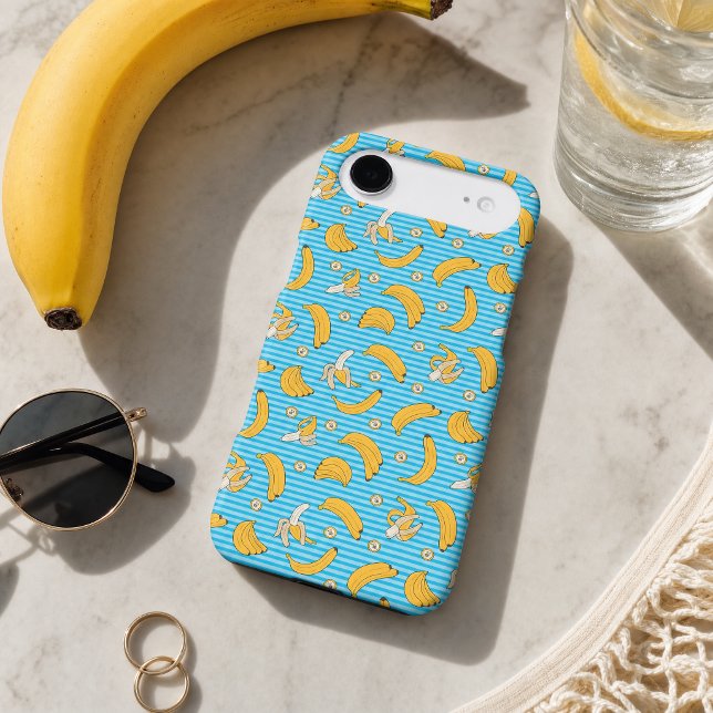 Banana Stripe Vector Pattern | Turquoise Blue (Creator Uploaded)
