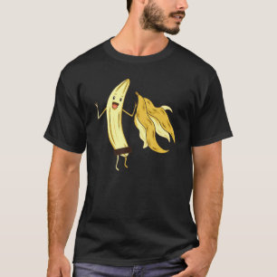 Banana Striptease Censored Banana Adult T-Shirt