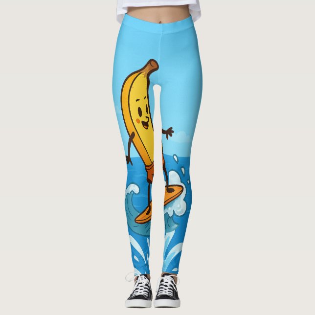 Banana Surfer Leggings (Front)