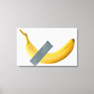 Banana Tape Parody Canvas Print