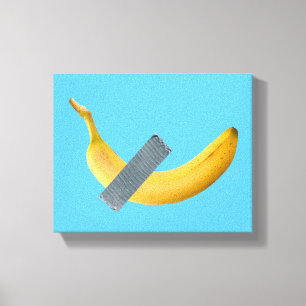 Banana Tape Parody Canvas Print