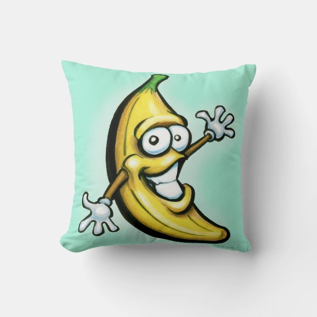 Banana Throw Pillow (Front)