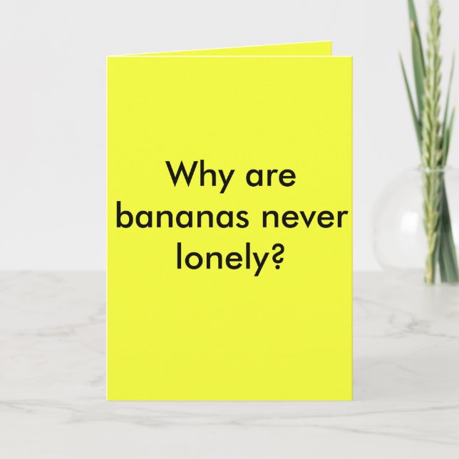 Banana Trade Greeting Card Edition 1! (Front)