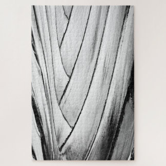Banana Tree Bark Puzzle - Monochrome Jigsaw