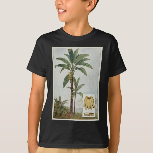 Banana Tree Illustration T-Shirt (Front)