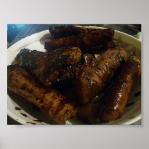 Banana Turon - Filipino Food Dessert Poster