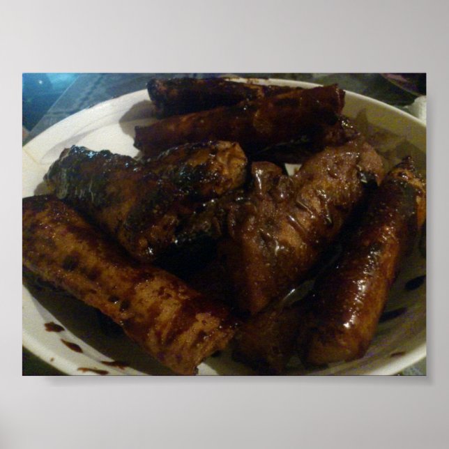 Banana Turon - Filipino Food Dessert Poster (Front)