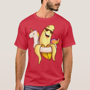 Banana Unicorn Float Summer Tropical Fruit Hawaii  T-Shirt