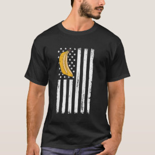 Banana USA Republic Flag Political Resistance Resi T-Shirt