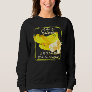 Banana Vegan Healthy Fruits And Vegetables Sweatshirt