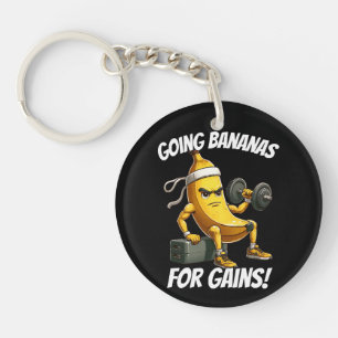 banana working out key ring