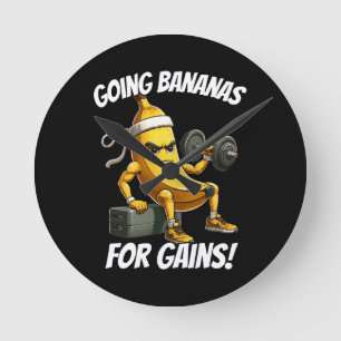 banana working out round clock