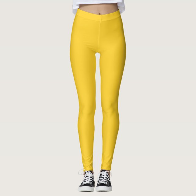Banana Yellow Leggings (Front)