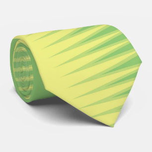 Banana Yellow Lime Green Stripes Tie